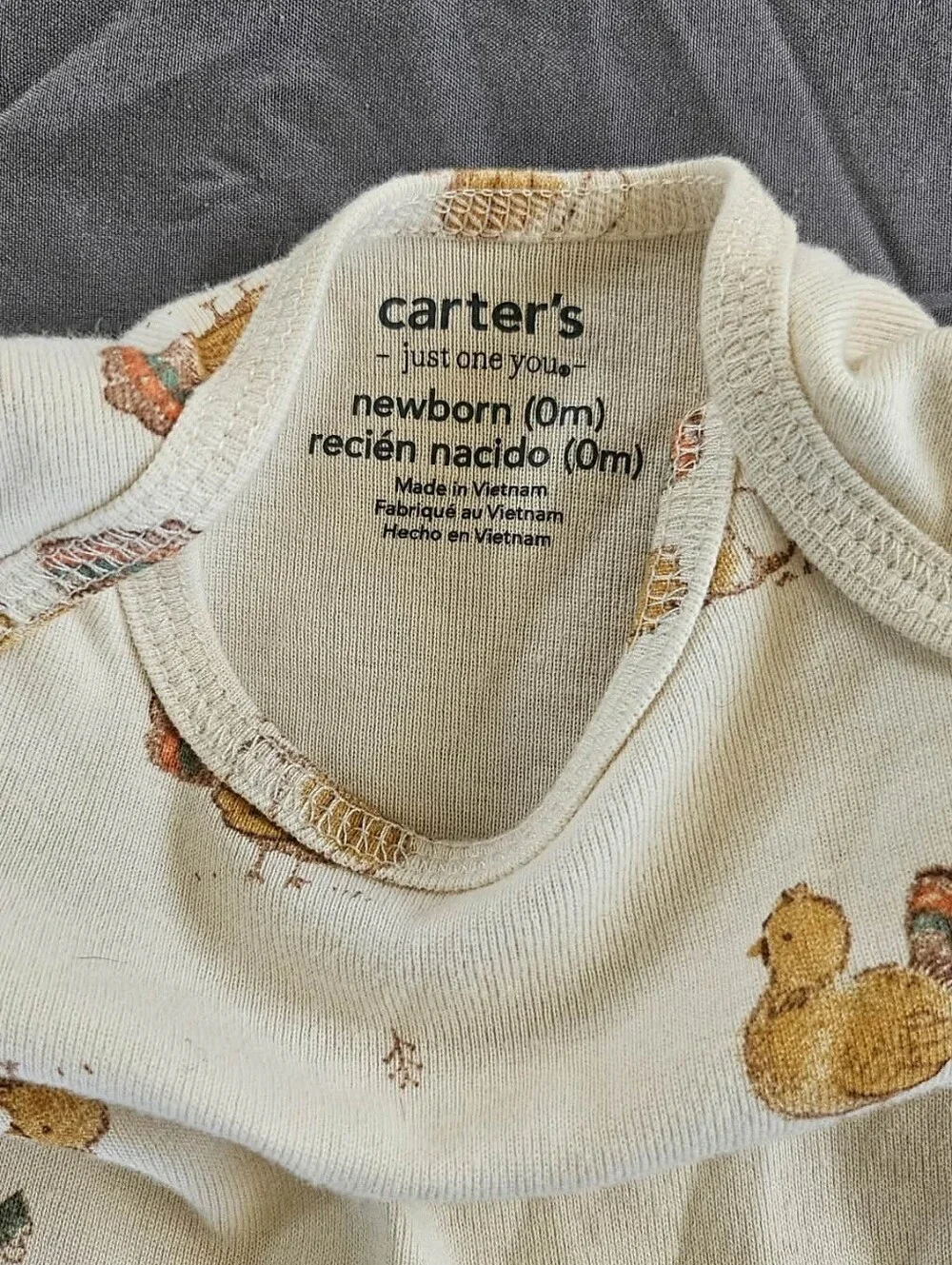 Carters baby bodysuit